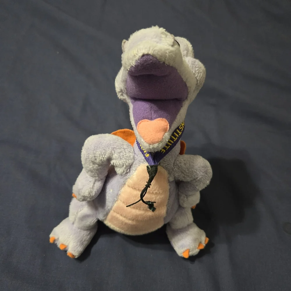 Walt Disney World Epcot Figment Imagination Institute Plush Vintage No Lanyard
